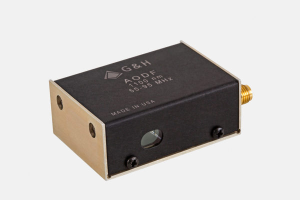 Acousto-optic frequency shifters Doppler-shifts the frequency of input light by an amount equal to the RF drive frequency