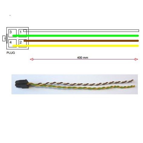 Sensorkabel für Laserdioden-Treiber LDD-1121 / LDD-1124 / LDD-1125