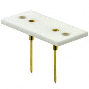 Ceramic socket for 2 Pin Photodiode with 12.5 mm Lead Spacing