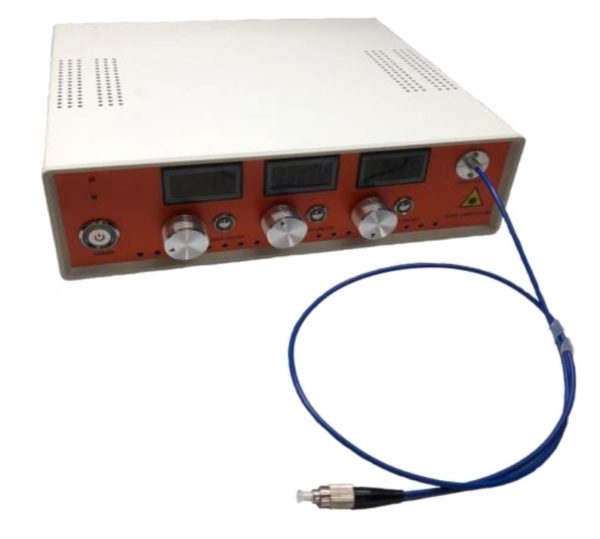 Wavespectrum Laser Fiber-coupled laser diode Triplex-WSLS-445/050m-520/050m-635/050m-M-H FP-Fiber-coupled laser diode. Wavelengths 445 nm